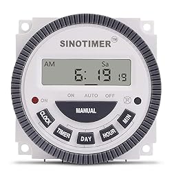 SINOTIMER TM619 Timer Switch Digital LCD Power