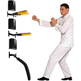 Wing Chun Dummy - Adjustable Wooden Wing Chun Dummy Arms &amp; Leg | Space Saving Mook Jong for Home Gym, Kung Fu, and MMA Training