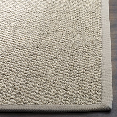 SAFAVIEH Natural Fiber Collection 5' x 8' Marble NF525C Premium Sisal