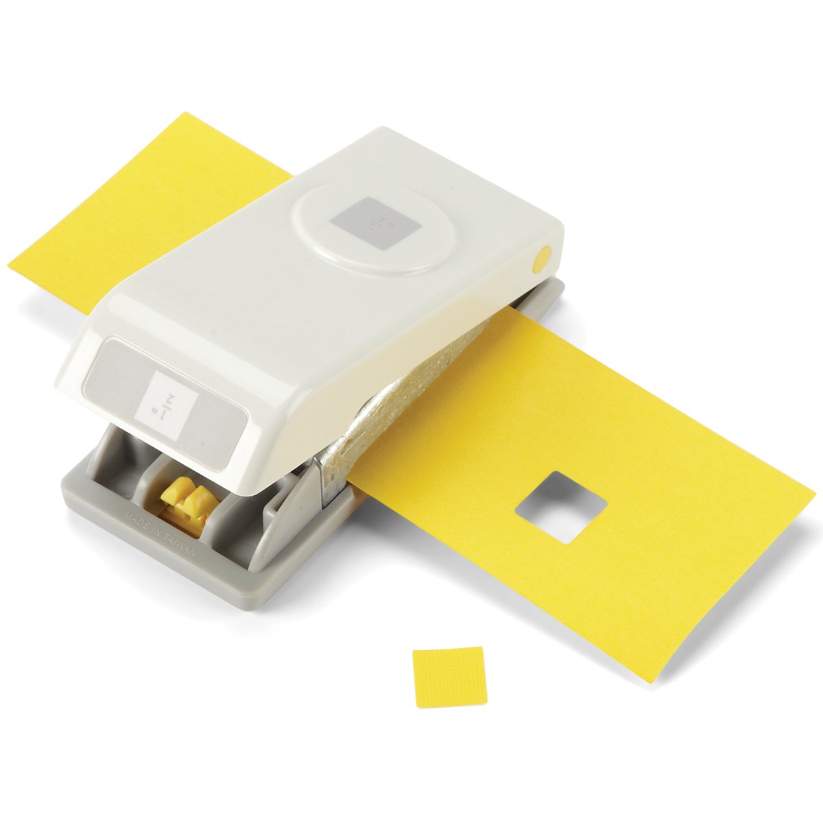 EK Success EKSuccess-1/2 Inch Square Punch, Metal, Grey, 4.54 x 8.68 x 19.14 cm