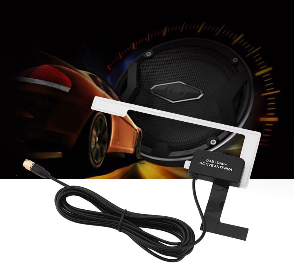 Eboxer DAB Digital Car Radio Aerial Antenna with Glass Mount, MCX Male Plug for Car DAB Radio - Image 4