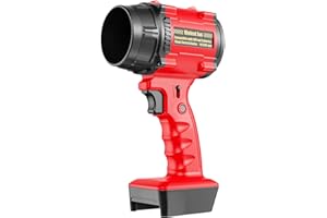 110000 RPM Cordless Turbo Leaf Blower Compatible with Milwaukee 18V Battery, Handheld Mini Air Duster, for Home, Car, Patio, 