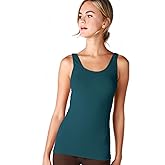 NIKIBIKI Women Seamless Basic Jersey Tank Top, Made in U.S.A, One Size (Teal Blue)