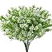 GTIDEA 4PCS Artificial Outdoor Plants Fake Shrubs Bundle House Office Garden Patio Yard Indoor Outdoor Decor