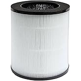 Nispira True HEPA Carbon Filter Replacement Compatible with Azeus C8 Air Purifier High CADR, Hisens Air Purifier KJ120, Mooka Air Purifier C10, 1 Pack