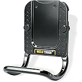 MELOTOUGH Hammer Holder for Belt,Hammer Loop Fit Up to 2" Tool Belt,Holds Hammers,Hatchet or Mallet,Made of Aluminum Alloy Material (Black)