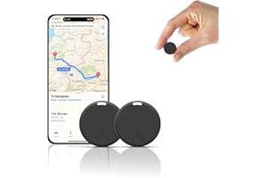 COXOLX EasyFind Mini GPS Tracker for Vehicles, Mini Worldwide GPS Tracker, Car Locator Tracker, Car Vehicle Tracking Anti-Lost Locator for Tracking System (Black 2pcs)