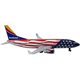 Daron Toy Airplane &ndash; Southwest Freedom One Livery &ndash; Die-Cast Metal Model Airplane with Plastic Parts, Officially Licensed Collectible Toy for Kids Ages 3+