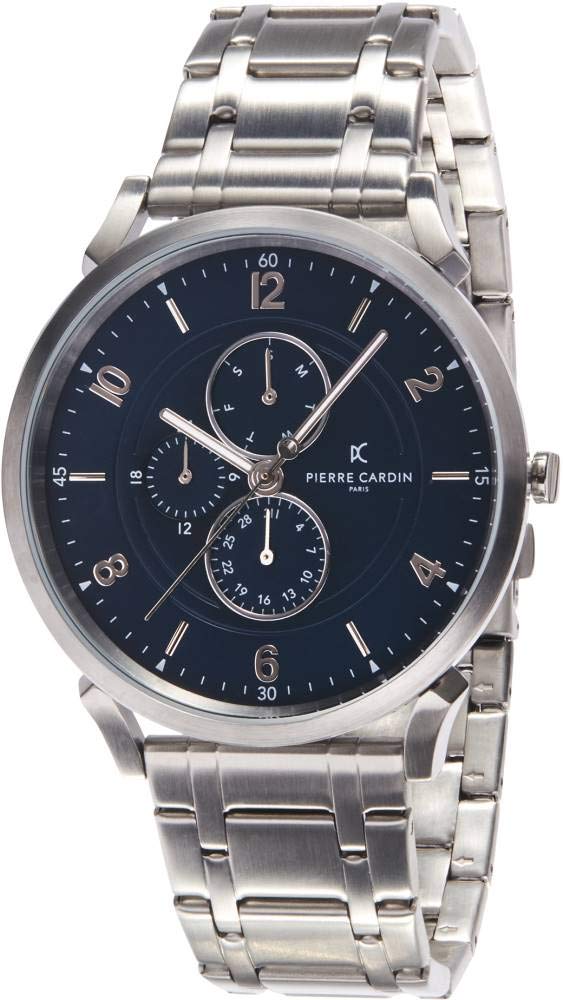 Pierre Cardin Men's Multi Dial Quartz Watch with Stainless Steel Strap CPI.2026