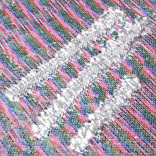 Homiest Twin Blanket Decorative Pink Sequin Throw Blanket Soft Plush Reversible Blankets for Couch Sofa Bed (50"x60") - Thumbnail 3