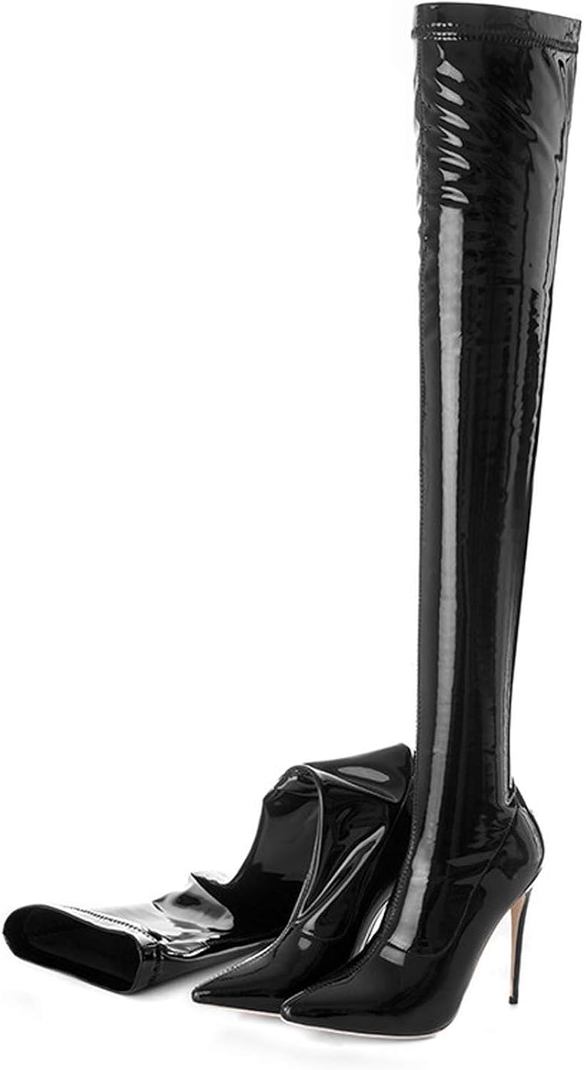 slim thigh high boots