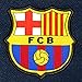 Barcelona FC Official Football Soccer Gift Mens Crest Polo Shirt Navy Blue Med