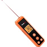 TempPro TempScan Mini-Sized Infrared Thermometer Gun for HVAC Engine BBQ | Temperature Gun with Max/Min/Avg Display, Infrared Thermometer for Cooking Pizza Oven Accessories, -58~1022&deg;F Temp Gun