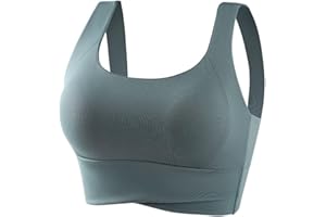 Women Seamless Yoga Bra High Impact Shockproof Sport T-Shirt Bras Support Push up Longline Bralette Athletic Tops
