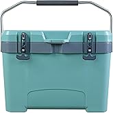 YELLOW JACKET 27 Quart Ice Cooler, Portable Ice Chest Hard Cooler Box with Retention Insulation and Heavy Duty Handle for Camping, Picnic, Beach, Drink, Beverage, Fishing