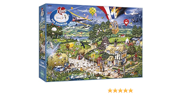 Gibsons I Love The Country Jigsaw Puzzle 1000 Piece Puzzle Toys Games Amazon Com