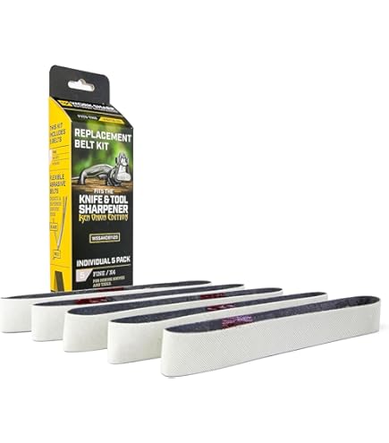 Work Sharp WSSAKO81113 Assorted Belt Kit Replacement for Ken Onion