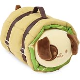 Anirollz Stuffed Animal Plush Toy &ndash; Camping Puppiroll in Sleeping Bag 6" Small Outfitz Plush Doll | Soft, Squishy, Warm, Cute, Comfort, Safe | Birthday