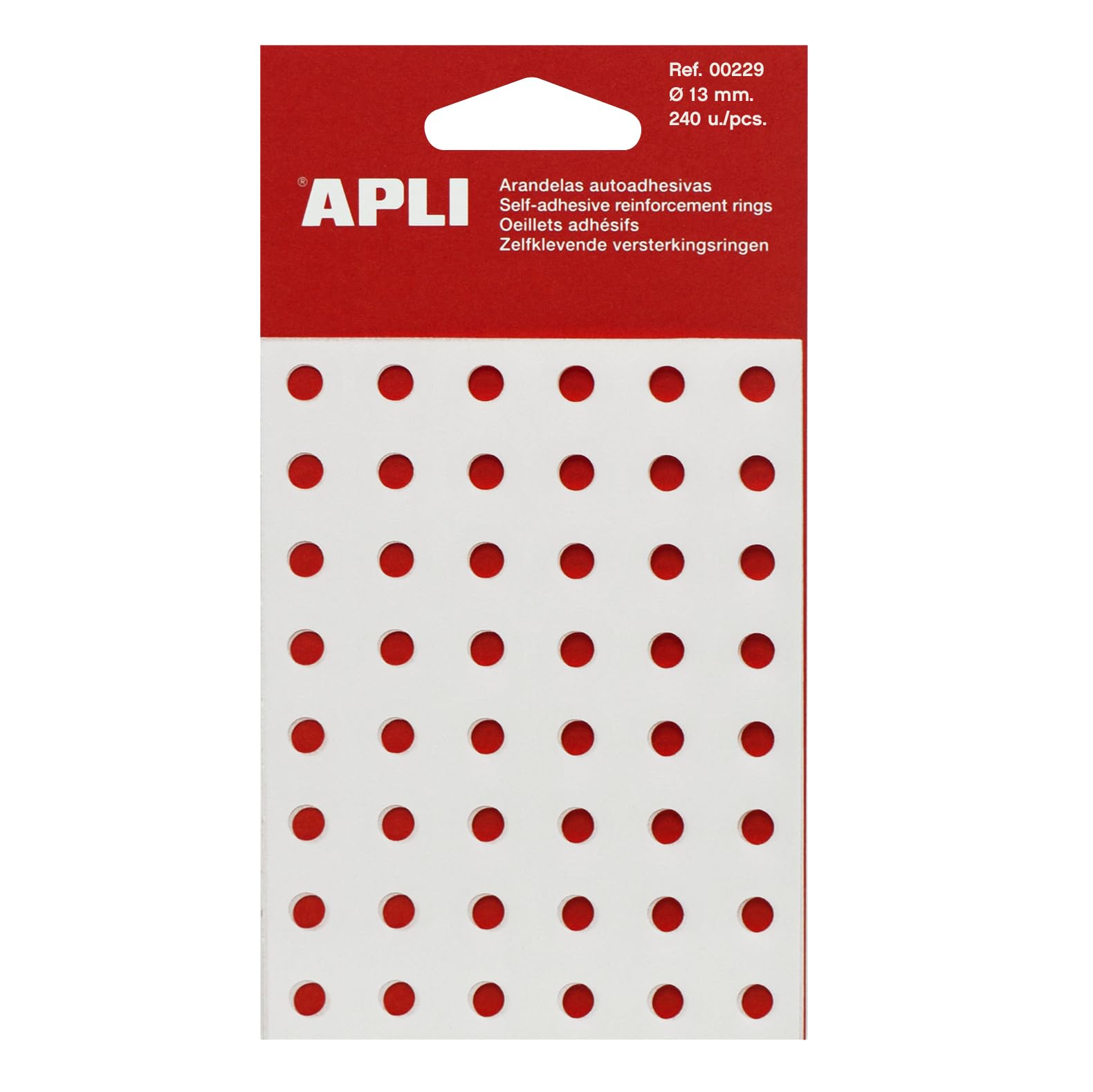 APLI 229 Translucent Reinforcement Washers 13mm 240 Units