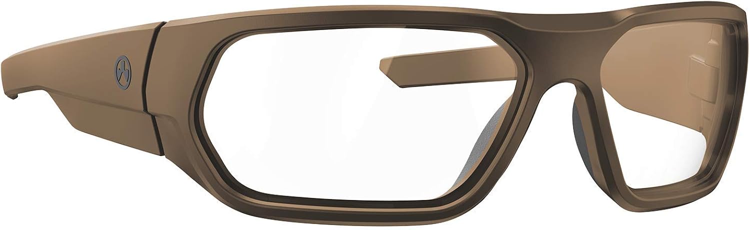 Magpul Radius Sunglasses Outdoor and Shooting Eyewear, Flat Dark Earth Frame / Clear Lens, Non-Polarized : Sports & Outdoors