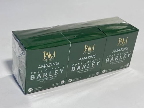 Pure organic Barley 3箱 IAM Amazing Pure Organic Barley Powdered Drink Mix from Australia
