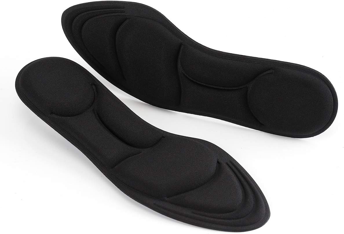 (3 Pairs) Shoe Insoles,Heel Insoles,Sponge Shoes Pads with Heel Grips Inserts,Heel Cushions,High Heel Inserts Great for Loose Shoes, Metatarsal or Arch Pain,Feet Sore Relief,Women 4.5-9.5.: Health & Personal Care