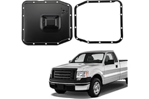 GEARCESS 265-813 Transmission Oil Pan with Drain Plug and Gasket Kit Compatible with Ford E-150 F-150 E-250 E-350 E-450 Musta