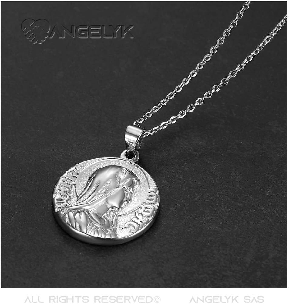 BOBIJOO JEWELRY - Pendant Miraculous Mary Immaculate Conception Silver, See Description - Image 4