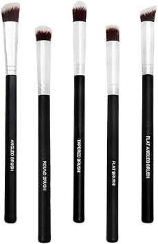 Spanking Beauty Eyeshadow Blending Pencil Brush, Set Of 5, Black