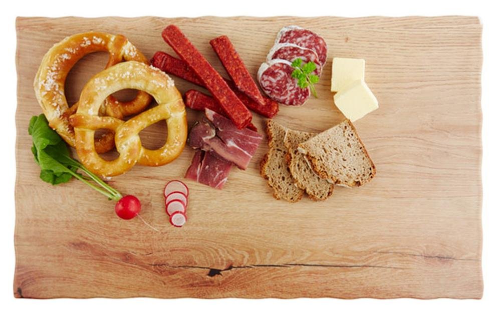 APS GN564 Oak Effect Melamine Tray, 1/1 GN