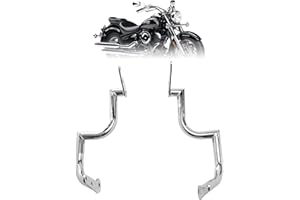 Kinglemc Engine Guard Highway Freeway Crash Bar for Yamaha Vstar Xvs 1100 Classic Custom Silverado(Silver)