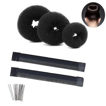 Amazon Com Hair Donut Bun Maker Kits Bun Maker With 3 Pcs Donut