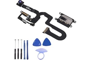 D-FLIFE 7MP Facing Front Camera Flex Cable W/Proximity Sensor Light Microphone Replacement Part + Earpiece Sound Replacement Compatible for iPhone 7 Plus 5.5" (All Carriers)