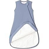 PurComfy Supersoft Sleep Sack 1.0 TOG, Premium Bamboo Viscose Baby Sleeping Bag 2-Way Zipper Sleep Sack Baby Wearable Blanket