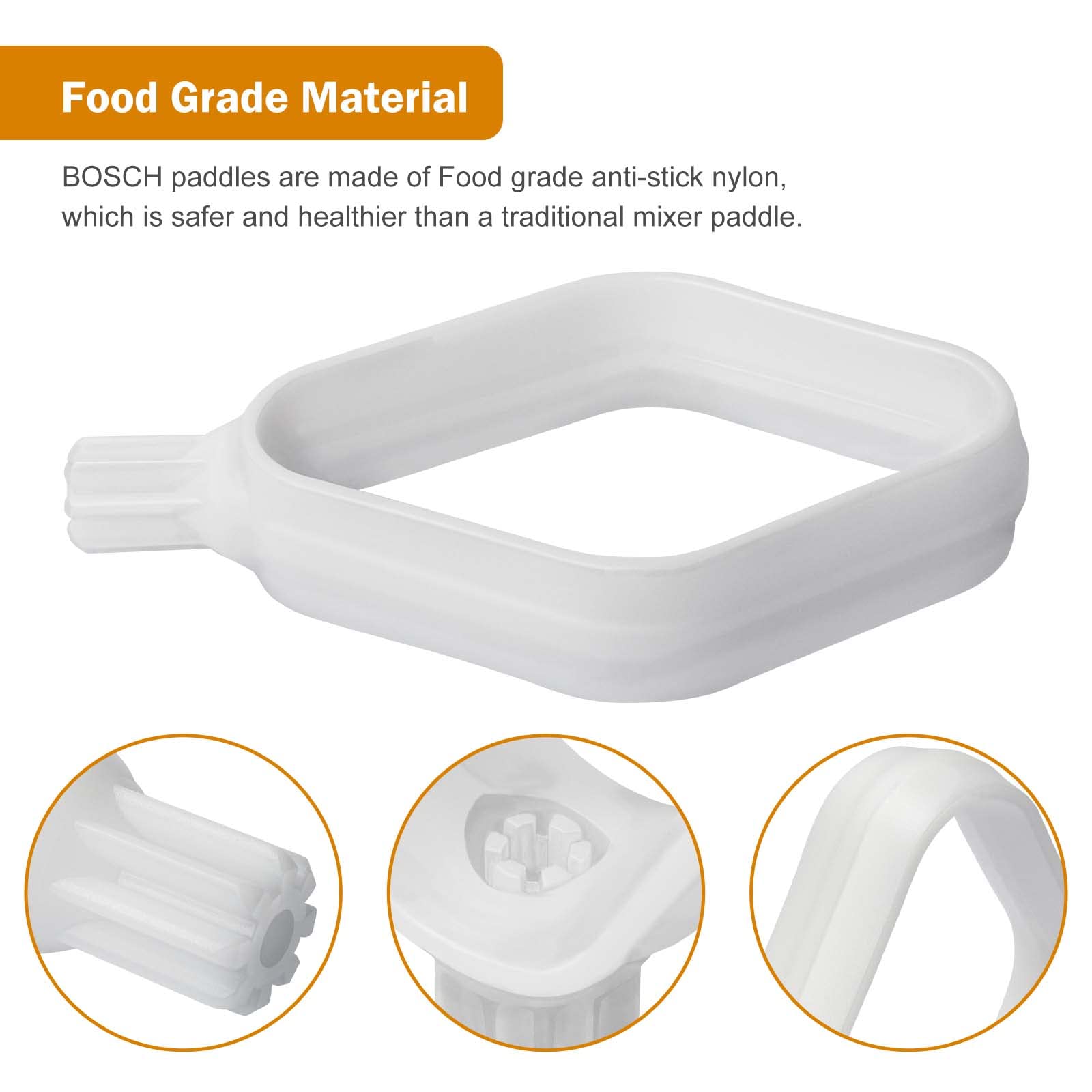 Cookie Paddles for Mixer, Mixer Paddles Compatible with Universal Plus Mixers and NutriMill Artiste Mixer, for Mixer Attachments & Accessories -Mixer Parts for Mixer Kitchen