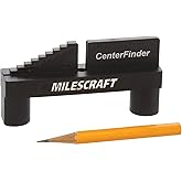 Milescraft 8408 Center Finder - Center Scriber and Offset Measuring & Marking Tool for Woodworking