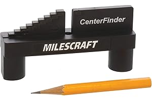 Milescraft 8408 Center Finder - Center Scriber and Offset Measuring & Marking Tool for Woodworking
