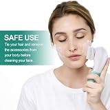 TOUCHBeauty Electric Facial Cleansing Brush 3 Heads 2 Speeds Deep Exfoliating view 6