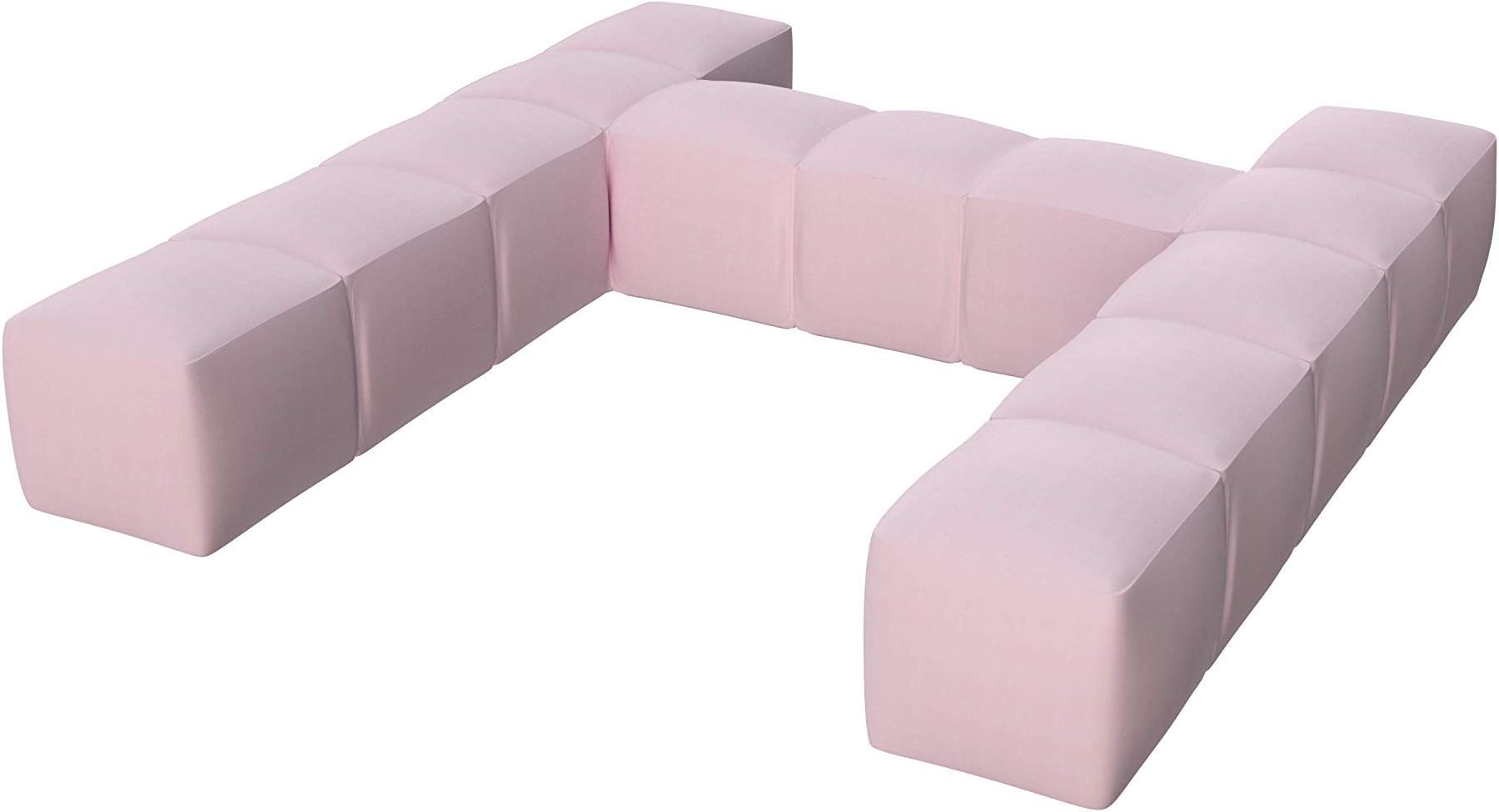 Pigro Felice - Modul'Air Single Inflatable Pool Backrest - Durable Materials - Long Life - Premium - Rose Pink