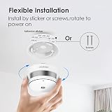 Wisualarm Smoke Alarm 10 Year Battery EN14604 UKCA 3 Pack view 6