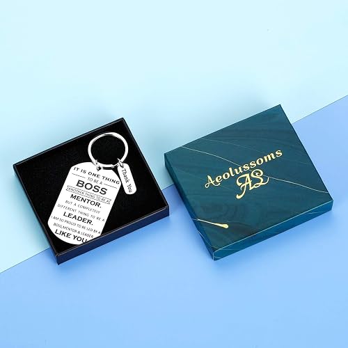 Best Boss Ever Keychain Gift - Appreciation Thank You Present For Male & Female Bosses