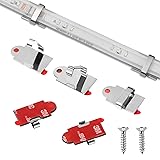 Threetwofour 100 Pack Double Fix LED Tape Light