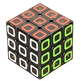 Speed Cube 3x3 Stickerless Smooth Magic Cube Puzzle Brain Teasers Toy