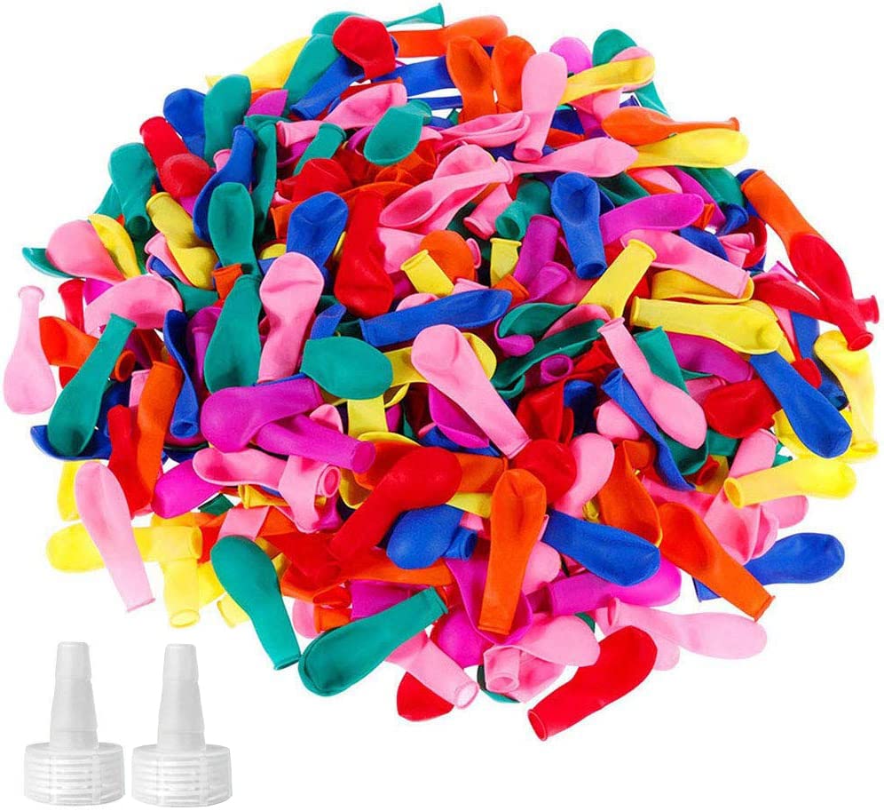 Photo 1 of Elitoky 500 Pack Water Balloons with Quick Refill Kits, Eco-Friendly Latex Water Bomb Balloons for Kids and Adults Water Fight Games - Swimming Pool Outdoor Party Summer Splash Fun