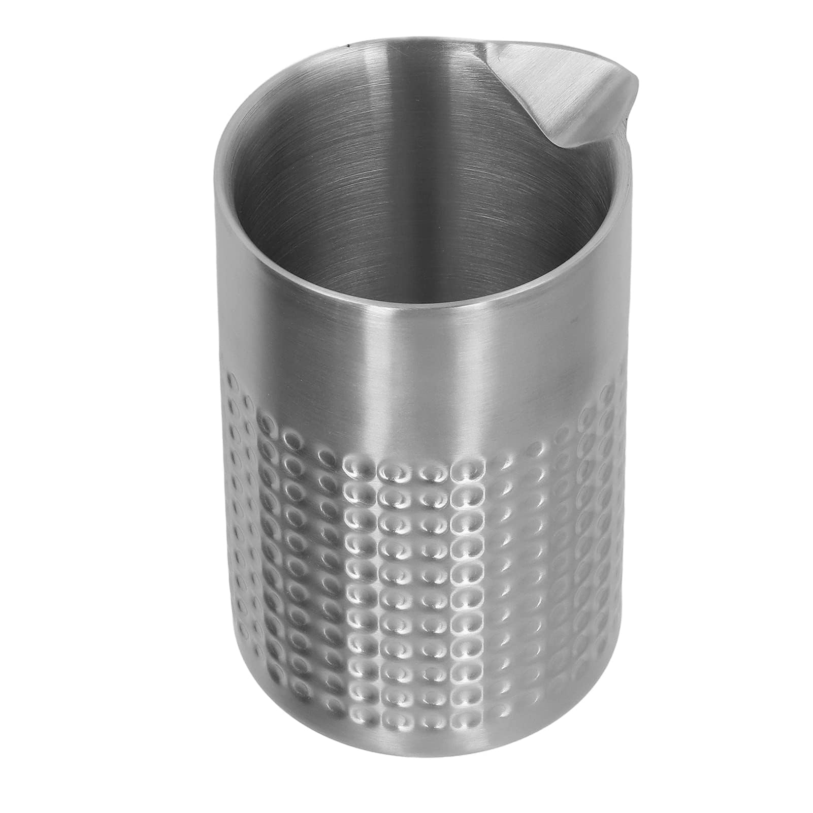 TOPINCN Cocktail Mixing Glass, Stainless Steel Cocktail Shaker Stainless Steel Martini Shaker Drink Mixer Frosted Double Walled Bartending Mixing Glass for Home Bar Bartender