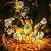Globe String Lights Plug-in Metal Ball Fairy Lights, Connectable with Tail Plug, Adjustable with Multi Modes, Novelty Decorations for Christmas, Halloween, Party, Wedding, Bedroom (Warm White)
