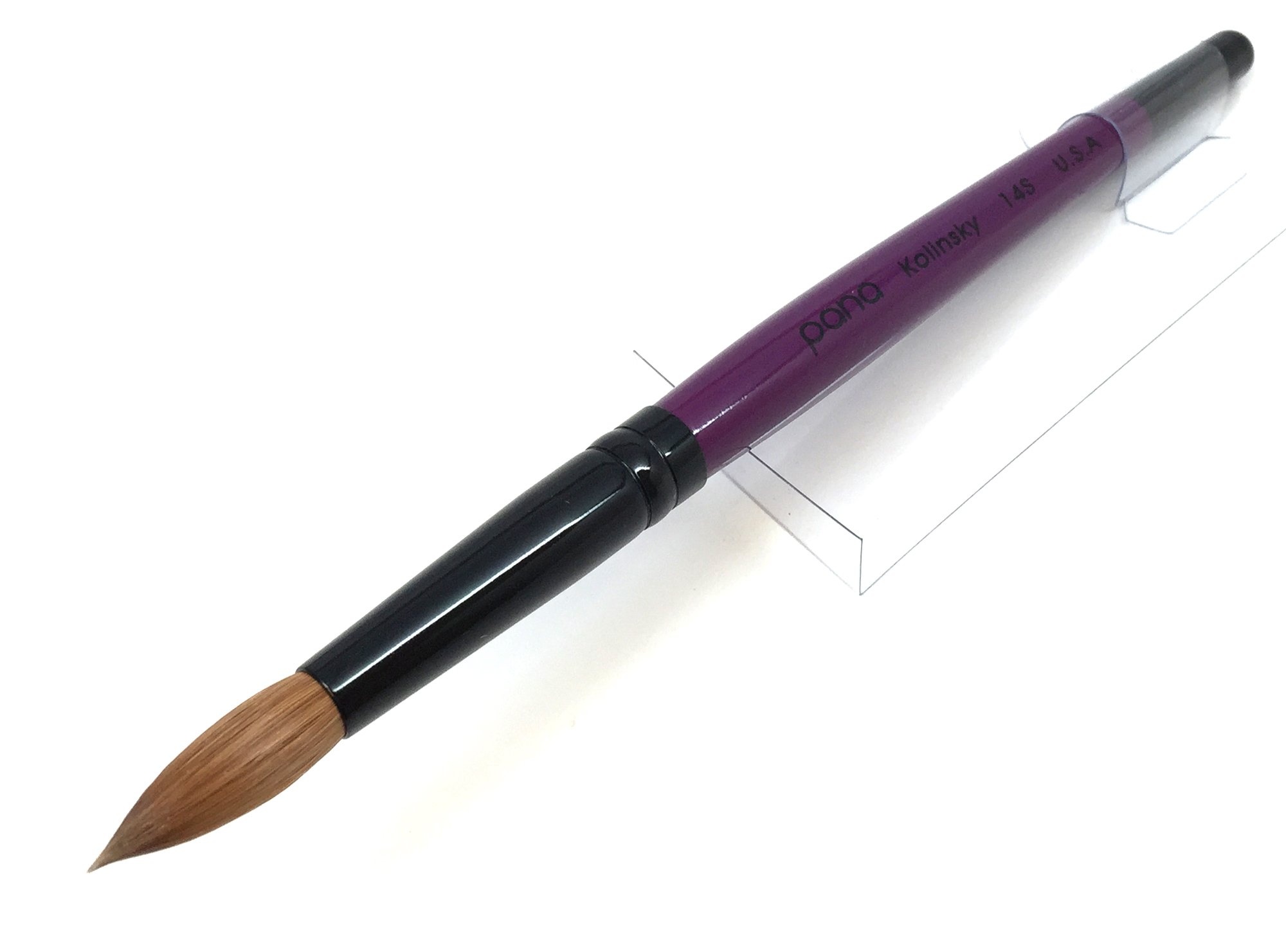 Profession Purple Wood Kolinsky Acrylic Nail Brush (Size