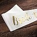Bride to Be Sash (White and Gold) Bachelorette Party Favors | Classy Decorations for Engagement, Shower, Wedding Supplies | Decorative Women’s Belt | Memory Keepsake
