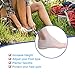 Sumifun Plantar Fasciitis Silicone Heel Sock, Heel Lift Insoles Silicone High Increase Shoe Inserts Plantar Fasciitis Heel Protecto