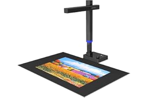 CZUR Shine Ultra Pro 24MP Document Scanner, USB Book Scanner, Portable Document Camera, A3 Large Format Book Scanner, Adjustable Height, Max DPI 440, for Windows & Mac